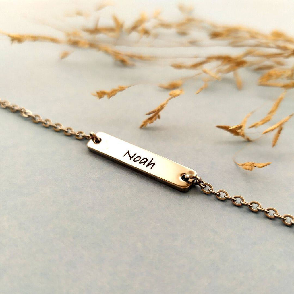 Baby's Personalised Christening Bracelet