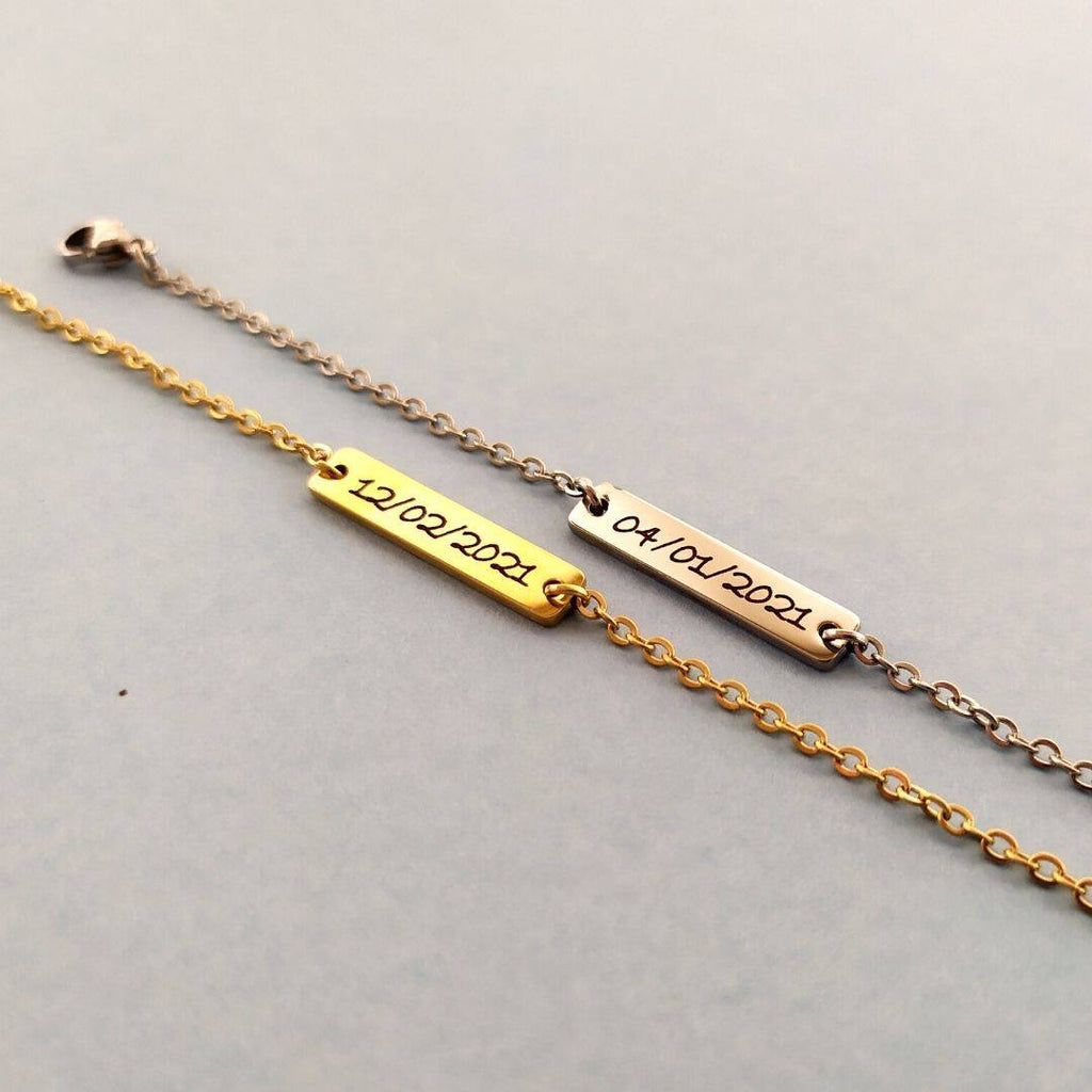 Baby's Personalised Christening Bracelet