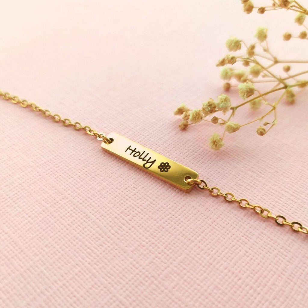Baby's Personalised Christening Bracelet