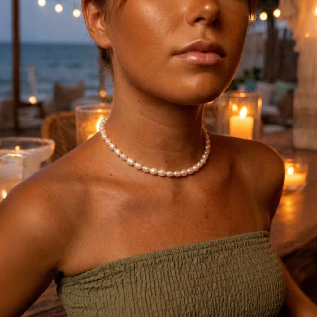 Baroque Pearl Choker