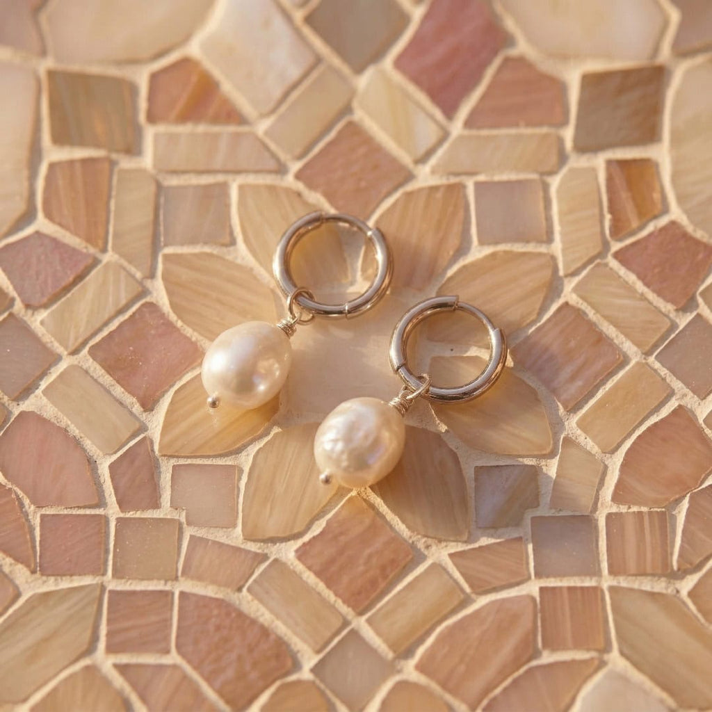 Baroque Pearl Drop Earrings