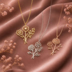 Birthflower Bouquet Necklace