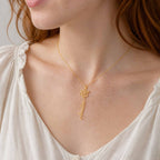 Birthflower Name Necklace