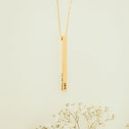 Personalised Engraved Bar Necklace