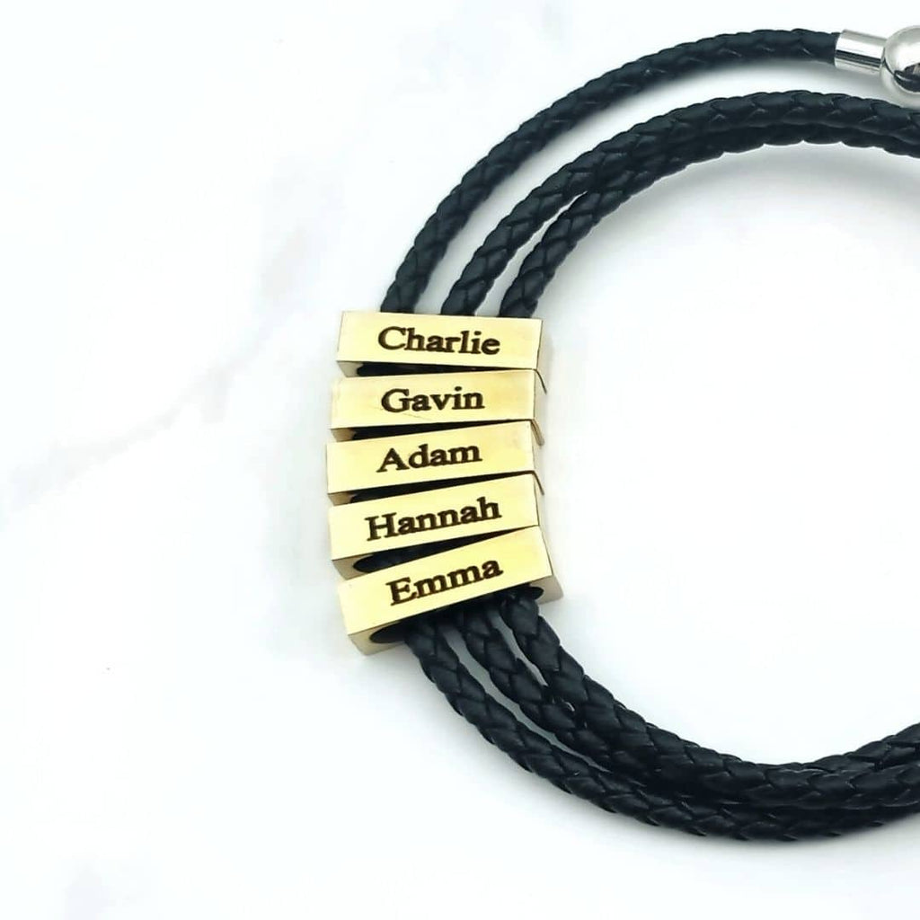 Personalised Name Bead Bracelet