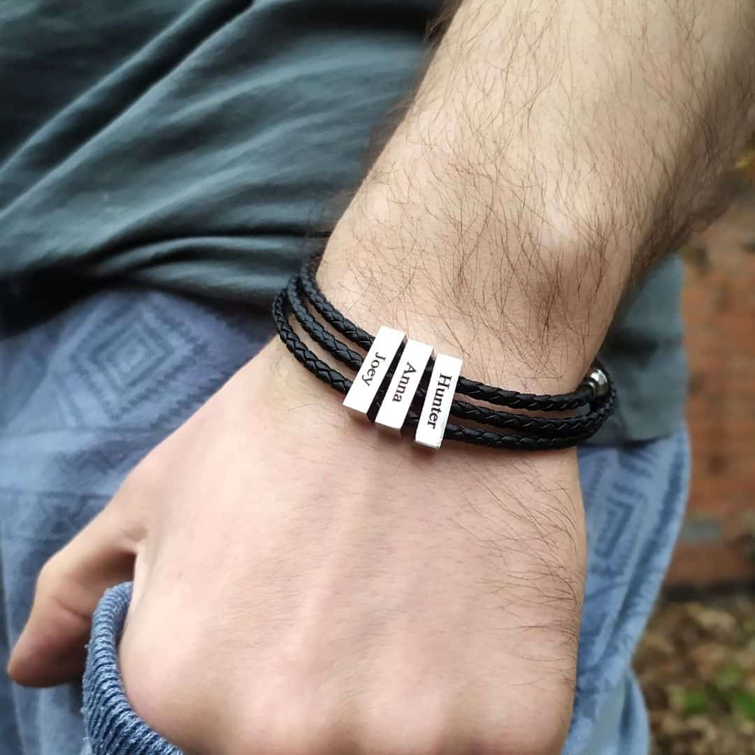 Personalised Name Bead Bracelet