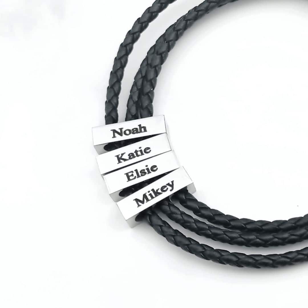 Personalised Name Bead Bracelet