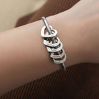Heart Charm Family Bracelet
