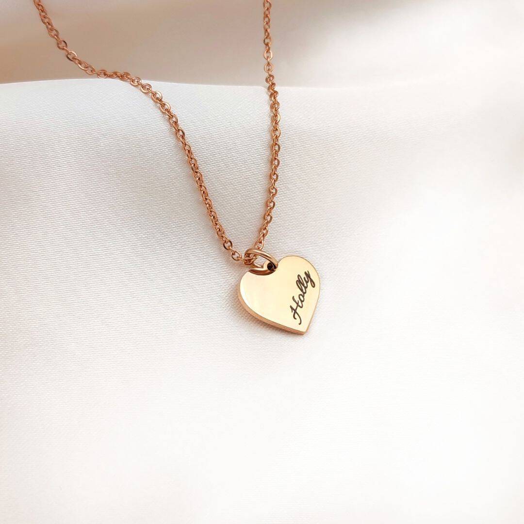 Name Heart Necklace