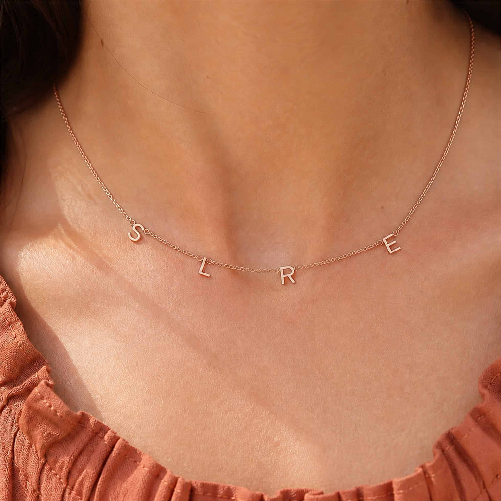 Initial Charms Necklace