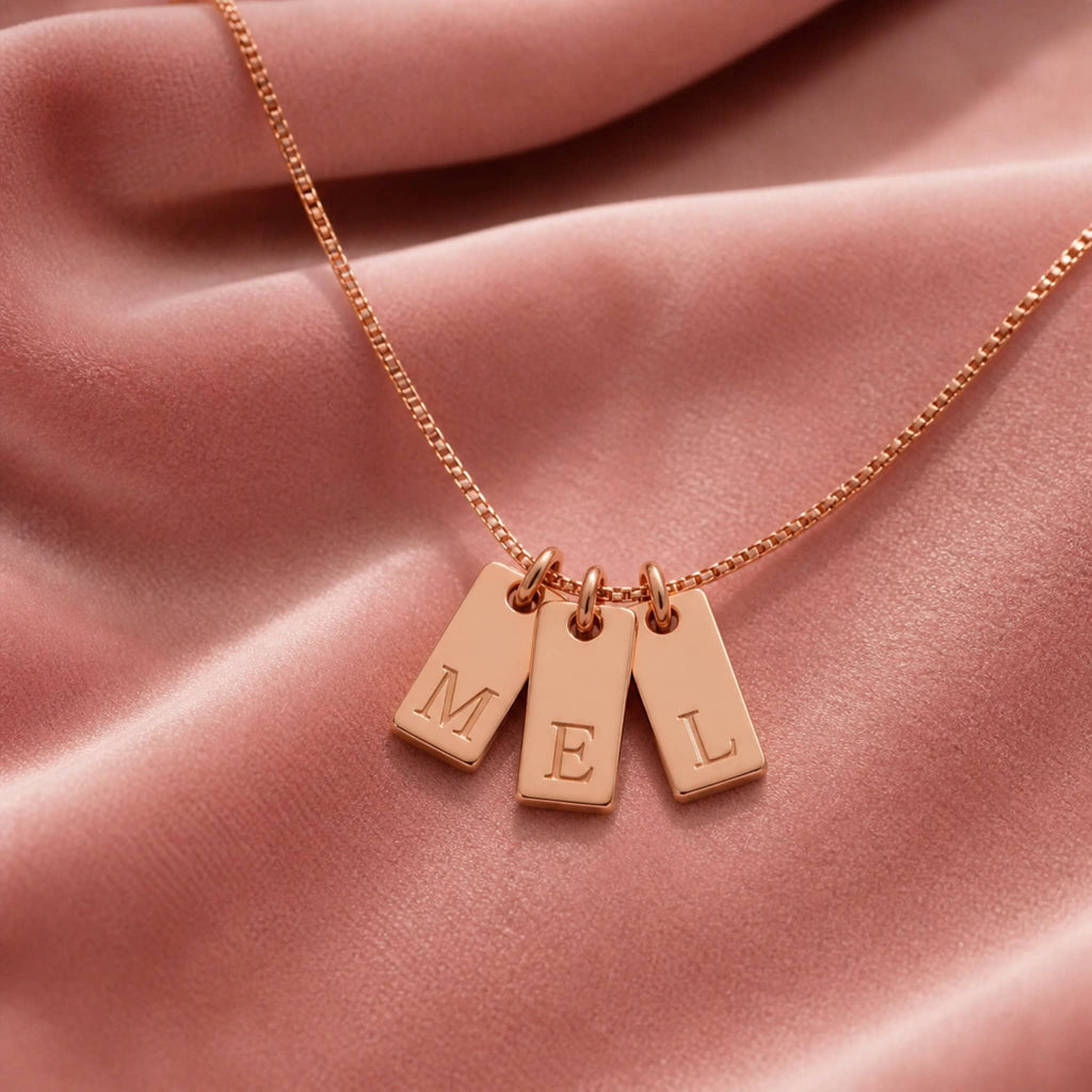 Initial Tag Necklace