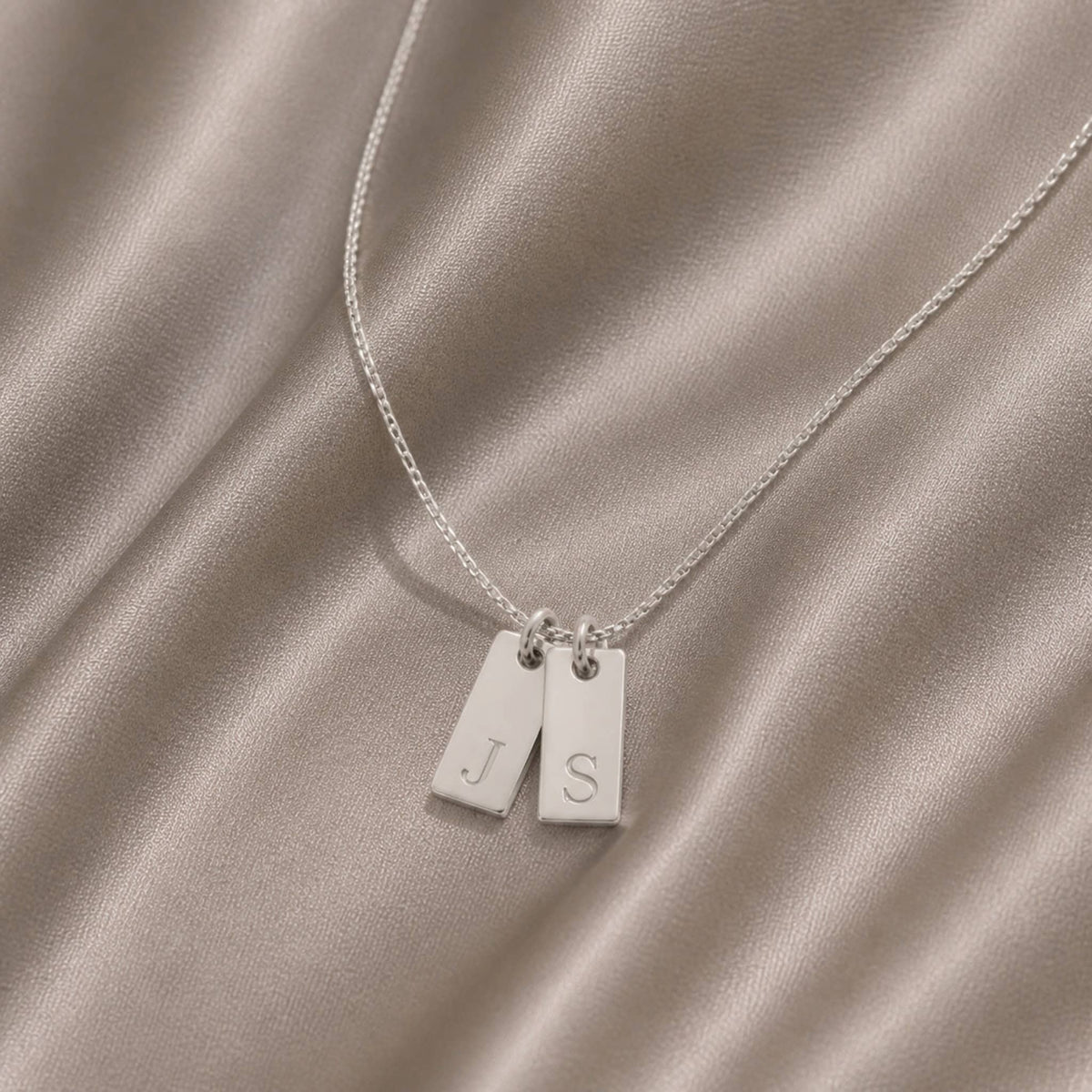 Initial Tag Necklace