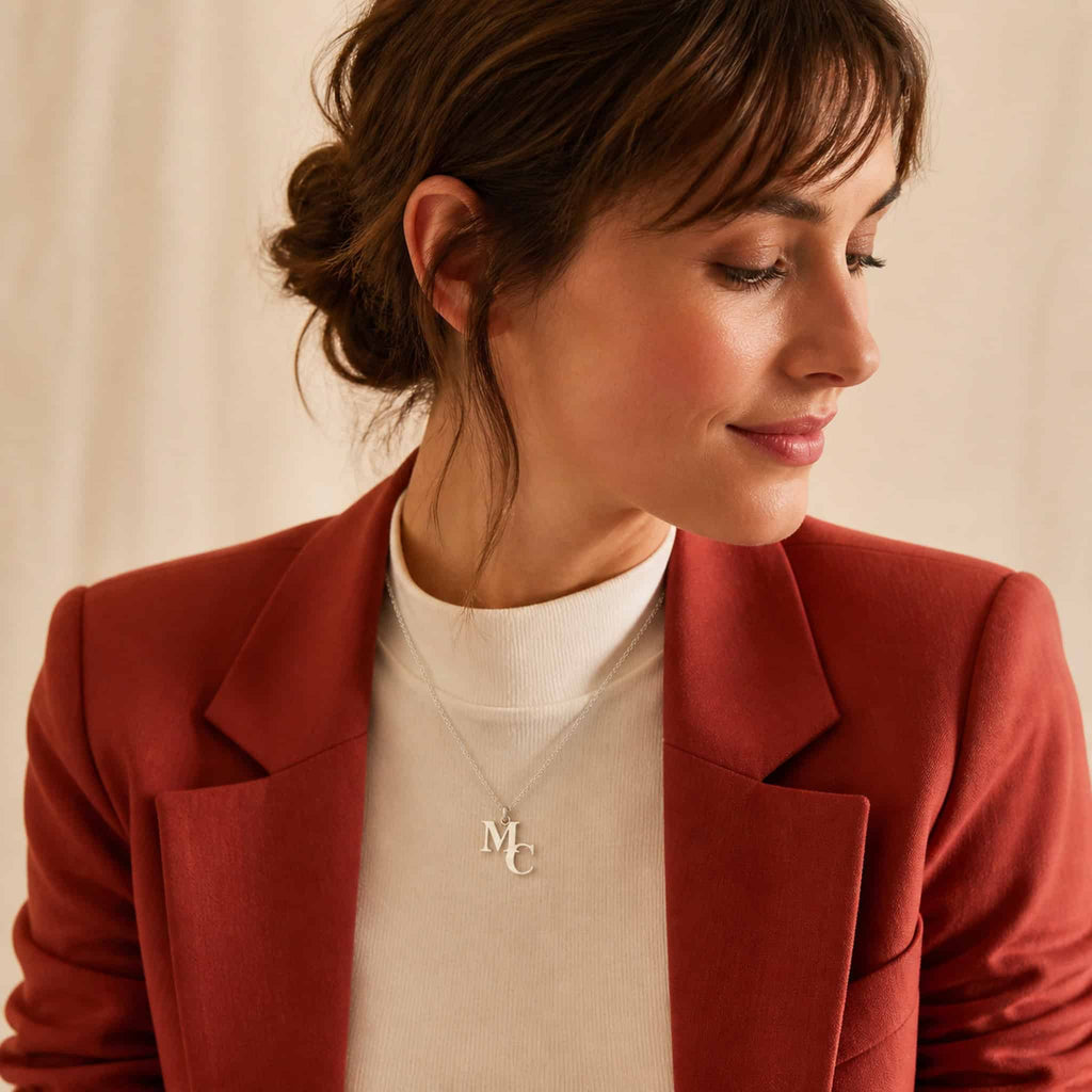 Interlocking Initials Necklace