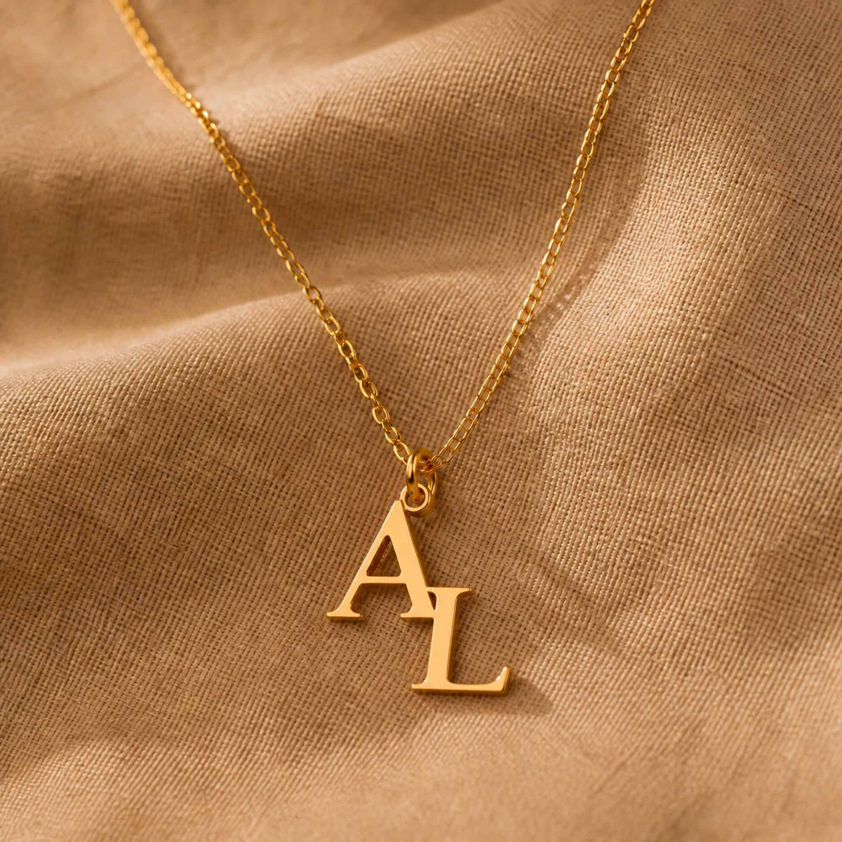 Interlocking Initials Necklace