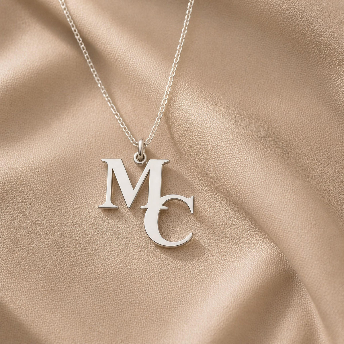 Interlocking Initials Necklace