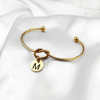 Initial Knot Bangle