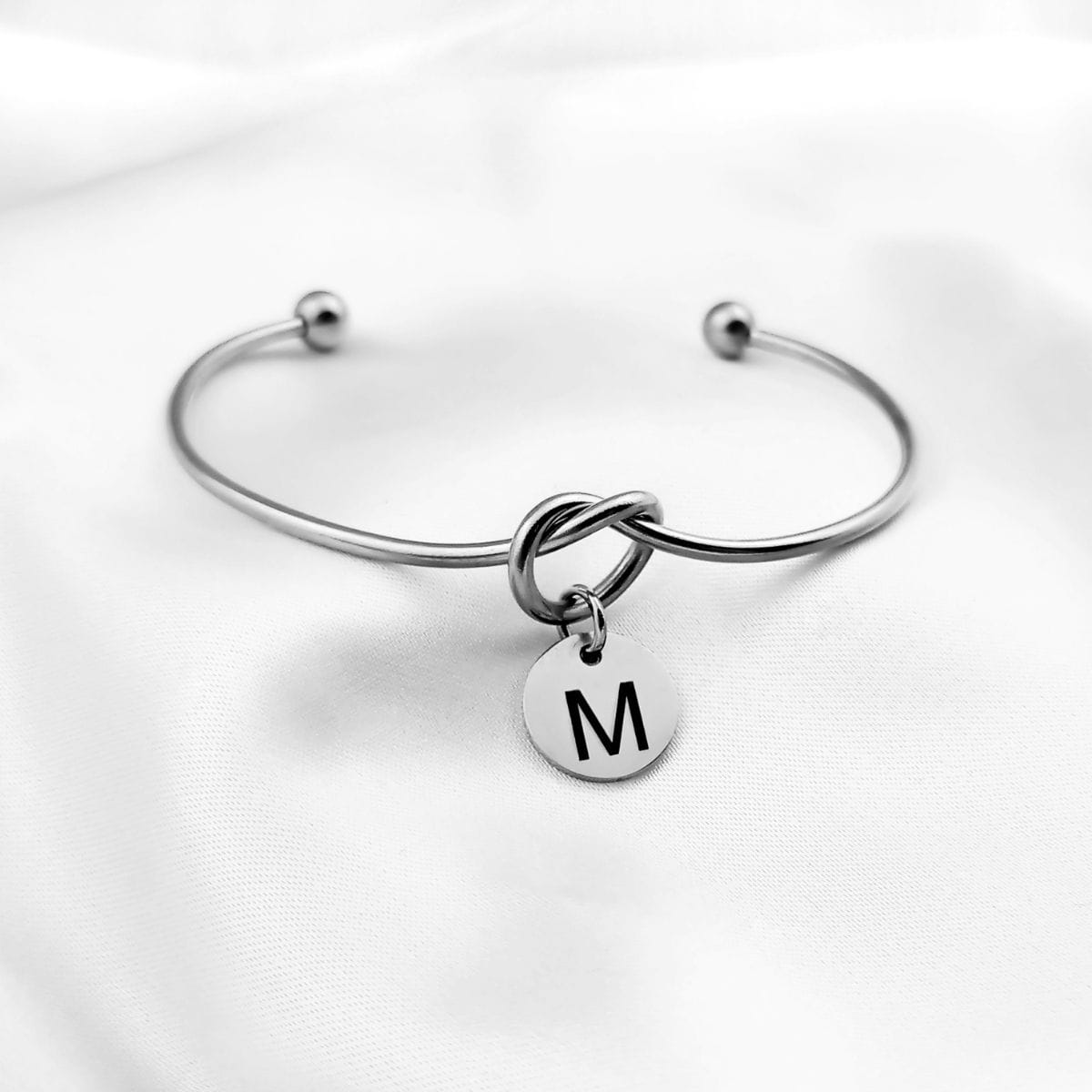 Initial Knot Bangle