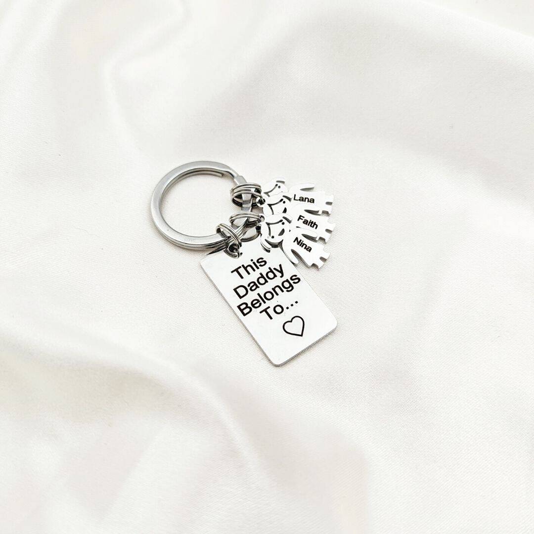 This Mummy/Daddy Belongs To Keychain