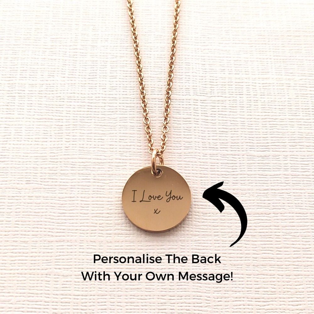 Hidden Message Sunflower Necklace - You Are My Sunshine