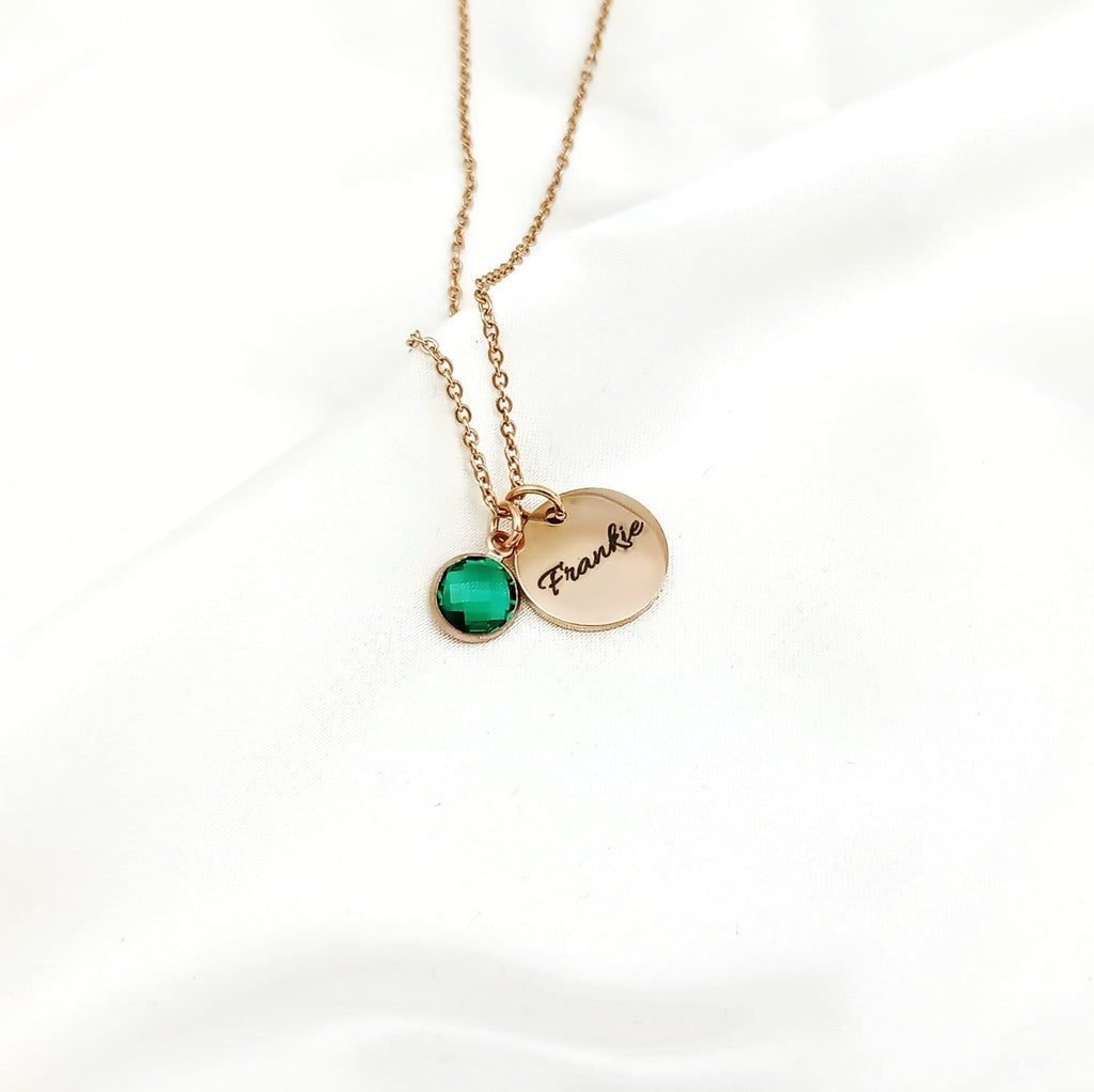 Personalised Birthstone Necklace