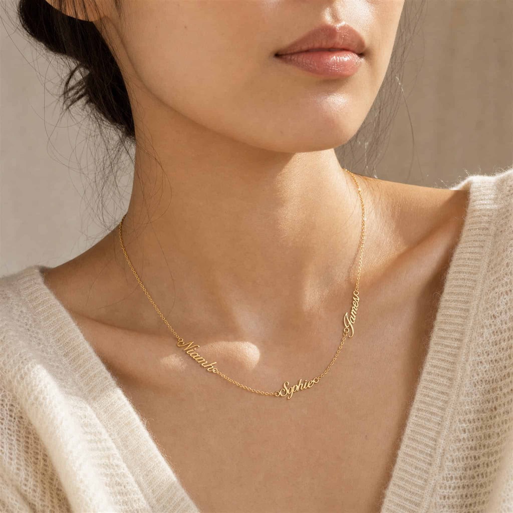 Personalised Multi Name Necklace