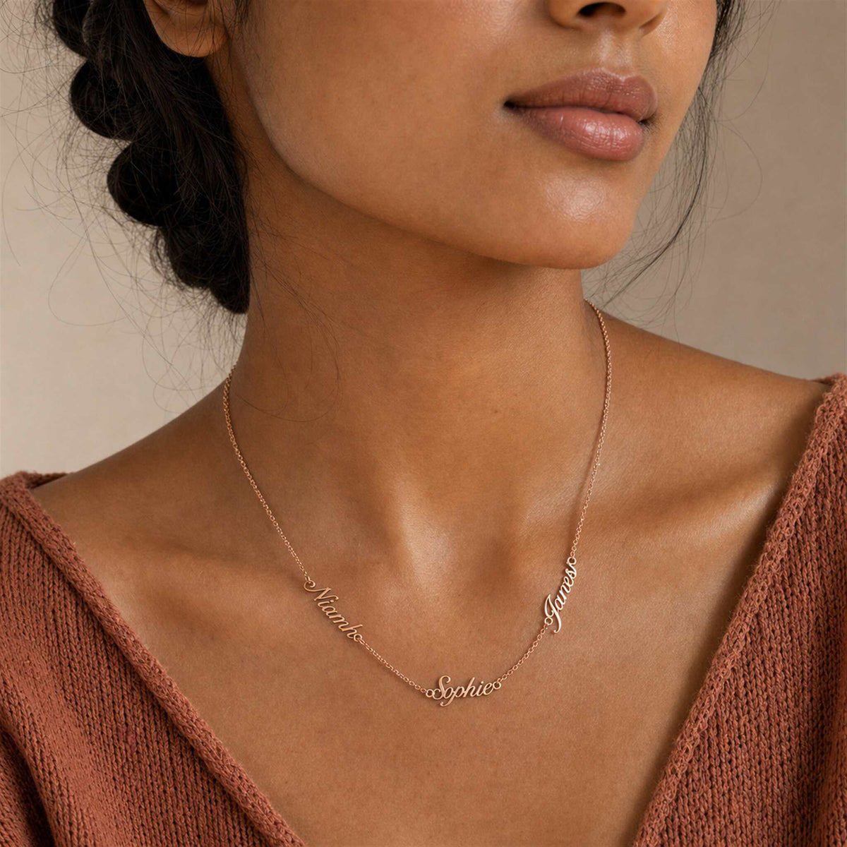 Personalised Multi Name Necklace