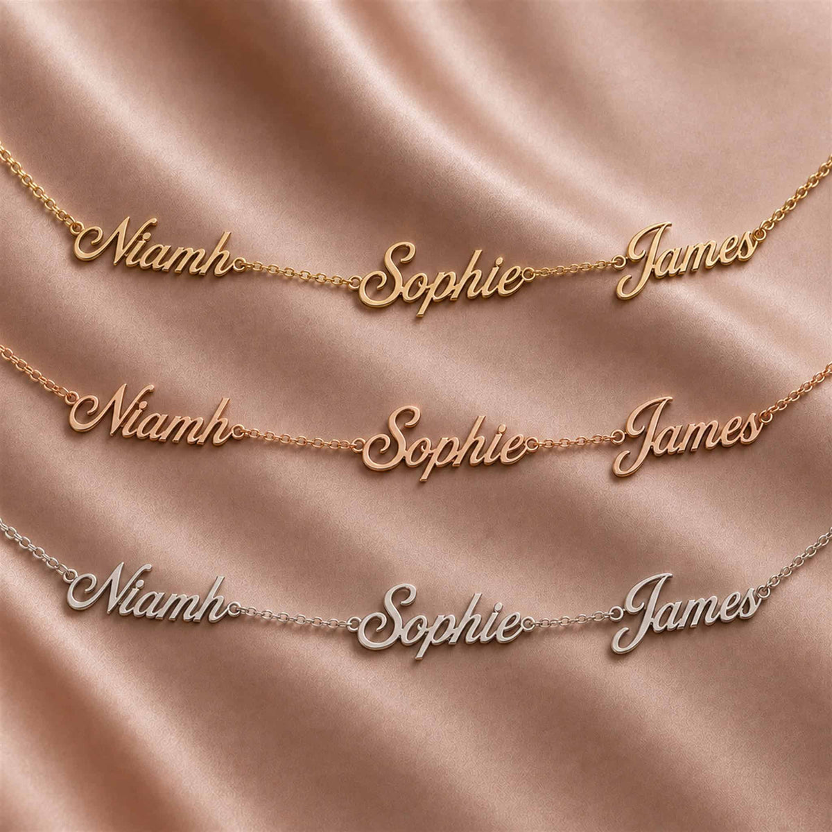 Personalised Multi Name Necklace