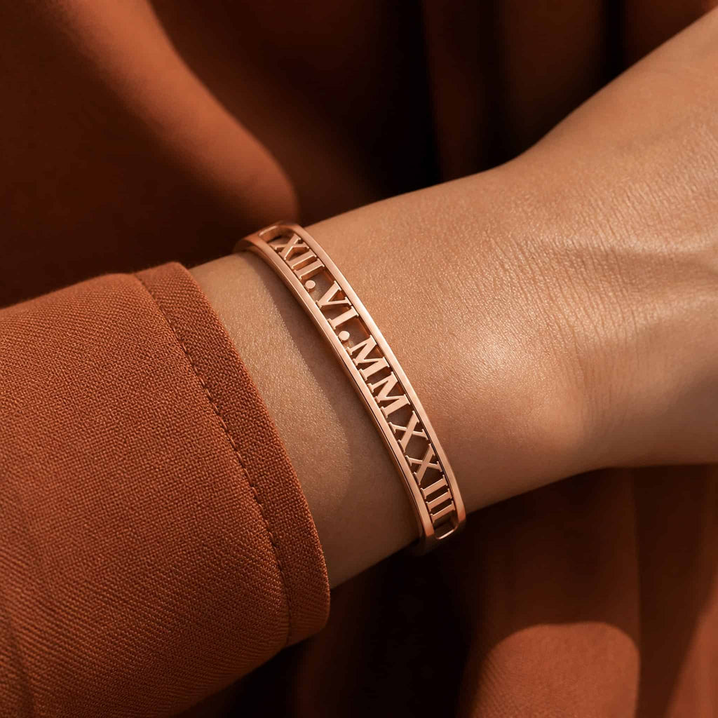 Roman Numerals Bangle