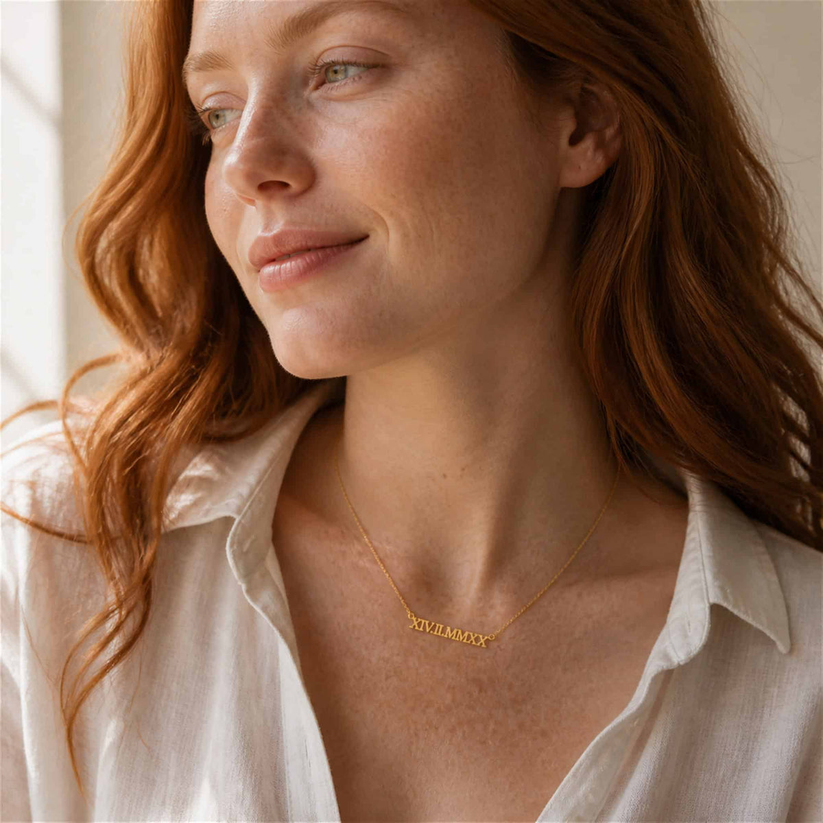 Roman Numerals Necklace
