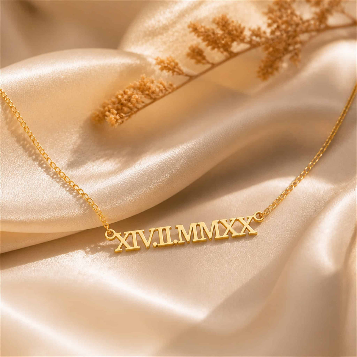 Roman Numerals Necklace