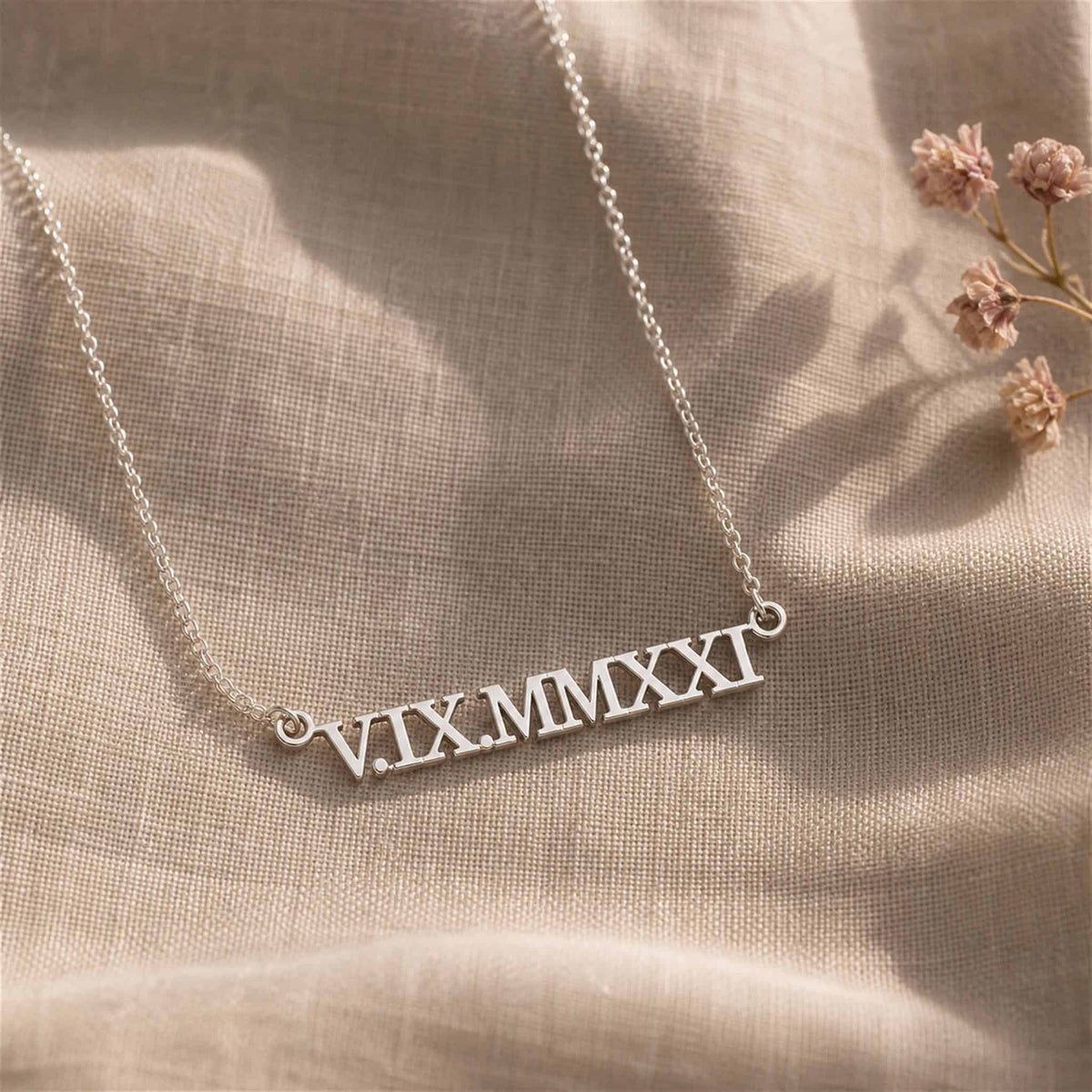 Roman Numerals Necklace