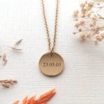 Date Disc Necklace