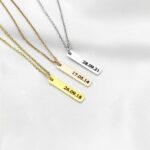 Date Bar Necklace
