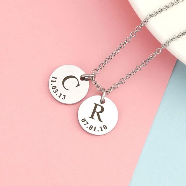 initial necklaces category