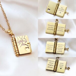 Daughter Book Necklace